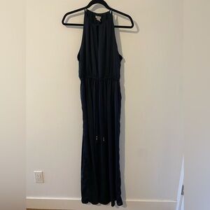 Silky Navy Blue H&M Maxi Dress – Size 6